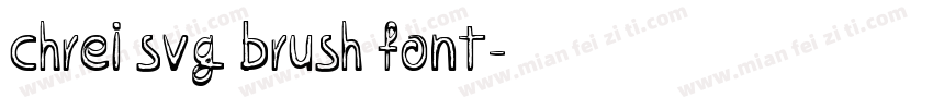 chrei svg brush font字体转换